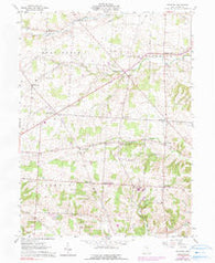 Fredonia Ohio Historical topographic map, 1:24000 scale, 7.5 X 7.5 Minute, Year 1961
