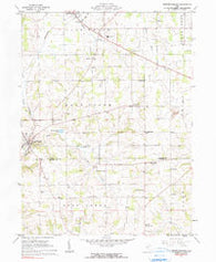 Fredricksburg Ohio Historical topographic map, 1:24000 scale, 7.5 X 7.5 Minute, Year 1961