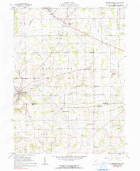 Fredricksburg Ohio Historical topographic map, 1:24000 scale, 7.5 X 7.5 Minute, Year 1961