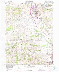 Fredricktown Ohio Historical topographic map, 1:24000 scale, 7.5 X 7.5 Minute, Year 1961