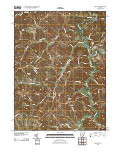 Freeport Ohio Historical topographic map, 1:24000 scale, 7.5 X 7.5 Minute, Year 2010