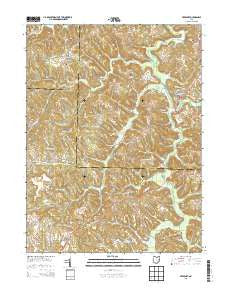 Freeport Ohio Historical topographic map, 1:24000 scale, 7.5 X 7.5 Minute, Year 2013