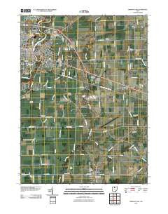 Fremont East Ohio Historical topographic map, 1:24000 scale, 7.5 X 7.5 Minute, Year 2010
