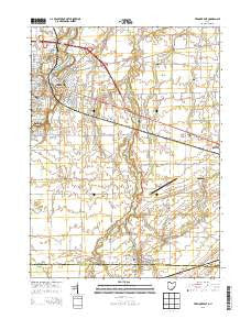 Fremont East Ohio Historical topographic map, 1:24000 scale, 7.5 X 7.5 Minute, Year 2013