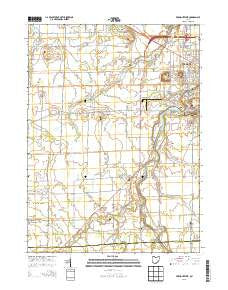 Fremont West Ohio Historical topographic map, 1:24000 scale, 7.5 X 7.5 Minute, Year 2013