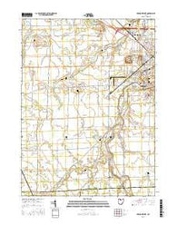 Fremont West Ohio Current topographic map, 1:24000 scale, 7.5 X 7.5 Minute, Year 2016