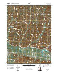 Fresno Ohio Historical topographic map, 1:24000 scale, 7.5 X 7.5 Minute, Year 2010