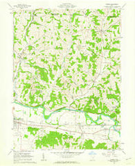 Fresno Ohio Historical topographic map, 1:24000 scale, 7.5 X 7.5 Minute, Year 1961