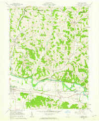 Fresno Ohio Historical topographic map, 1:24000 scale, 7.5 X 7.5 Minute, Year 1961