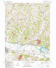 Fresno Ohio Historical topographic map, 1:24000 scale, 7.5 X 7.5 Minute, Year 1993
