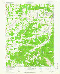Fultonham Ohio Historical topographic map, 1:24000 scale, 7.5 X 7.5 Minute, Year 1961