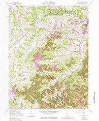 Fultonham Ohio Historical topographic map, 1:24000 scale, 7.5 X 7.5 Minute, Year 1961