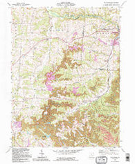 Fultonham Ohio Historical topographic map, 1:24000 scale, 7.5 X 7.5 Minute, Year 1992