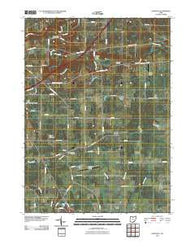 Gageville Ohio Historical topographic map, 1:24000 scale, 7.5 X 7.5 Minute, Year 2010