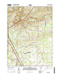 Gageville Ohio Current topographic map, 1:24000 scale, 7.5 X 7.5 Minute, Year 2016