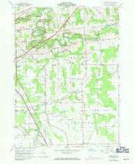 Gageville Ohio Historical topographic map, 1:24000 scale, 7.5 X 7.5 Minute, Year 1960