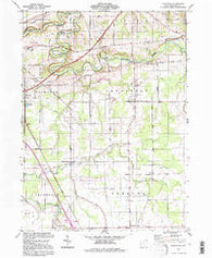 Gageville Ohio Historical topographic map, 1:24000 scale, 7.5 X 7.5 Minute, Year 1994