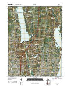 Galena Ohio Historical topographic map, 1:24000 scale, 7.5 X 7.5 Minute, Year 2010