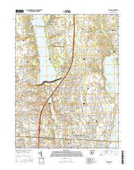 Galena Ohio Current topographic map, 1:24000 scale, 7.5 X 7.5 Minute, Year 2016