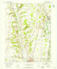 Galena Ohio Historical topographic map, 1:24000 scale, 7.5 X 7.5 Minute, Year 1955