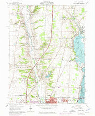 Galena Ohio Historical topographic map, 1:24000 scale, 7.5 X 7.5 Minute, Year 1964