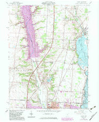 Galena Ohio Historical topographic map, 1:24000 scale, 7.5 X 7.5 Minute, Year 1964