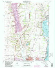 Galena Ohio Historical topographic map, 1:24000 scale, 7.5 X 7.5 Minute, Year 1964