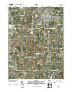 Galion Ohio Historical topographic map, 1:24000 scale, 7.5 X 7.5 Minute, Year 2010