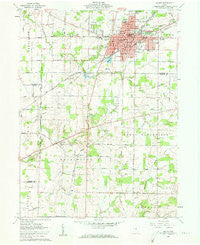 Galion Ohio Historical topographic map, 1:24000 scale, 7.5 X 7.5 Minute, Year 1960