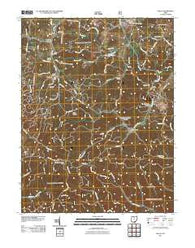 Gallia Ohio Historical topographic map, 1:24000 scale, 7.5 X 7.5 Minute, Year 2011