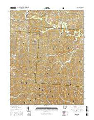 Gallia Ohio Current topographic map, 1:24000 scale, 7.5 X 7.5 Minute, Year 2016