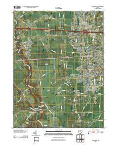 Galloway Ohio Historical topographic map, 1:24000 scale, 7.5 X 7.5 Minute, Year 2010