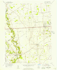 Galloway Ohio Historical topographic map, 1:24000 scale, 7.5 X 7.5 Minute, Year 1955