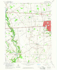 Galloway Ohio Historical topographic map, 1:24000 scale, 7.5 X 7.5 Minute, Year 1966