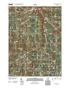 Garrettsville Ohio Historical topographic map, 1:24000 scale, 7.5 X 7.5 Minute, Year 2010