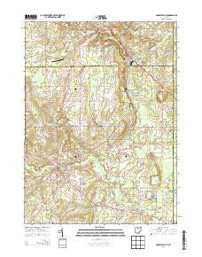 Garrettsville Ohio Historical topographic map, 1:24000 scale, 7.5 X 7.5 Minute, Year 2013