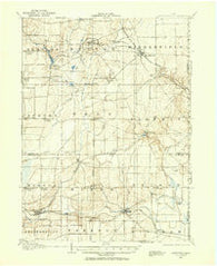 Garrettsville Ohio Historical topographic map, 1:62500 scale, 15 X 15 Minute, Year 1905