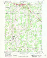 Garrettsville Ohio Historical topographic map, 1:24000 scale, 7.5 X 7.5 Minute, Year 1959