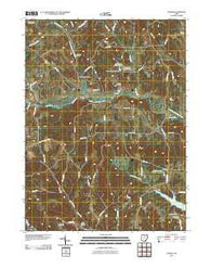 Gavers Ohio Historical topographic map, 1:24000 scale, 7.5 X 7.5 Minute, Year 2010