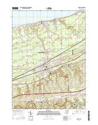 Geneva Ohio Current topographic map, 1:24000 scale, 7.5 X 7.5 Minute, Year 2016