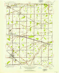 Genoa Ohio Historical topographic map, 1:24000 scale, 7.5 X 7.5 Minute, Year 1952