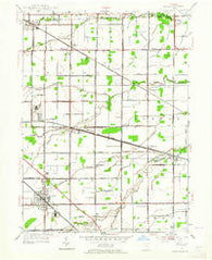 Genoa Ohio Historical topographic map, 1:24000 scale, 7.5 X 7.5 Minute, Year 1952