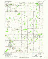 Genoa Ohio Historical topographic map, 1:24000 scale, 7.5 X 7.5 Minute, Year 1966