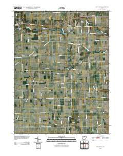 Gettysburg Ohio Historical topographic map, 1:24000 scale, 7.5 X 7.5 Minute, Year 2010