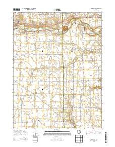 Gettysburg Ohio Historical topographic map, 1:24000 scale, 7.5 X 7.5 Minute, Year 2013
