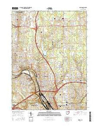 Girard Ohio Current topographic map, 1:24000 scale, 7.5 X 7.5 Minute, Year 2016
