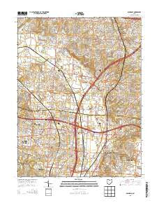 Glendale Ohio Historical topographic map, 1:24000 scale, 7.5 X 7.5 Minute, Year 2013