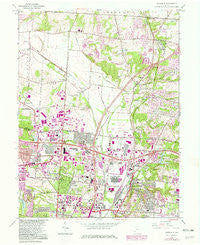 Glendale Ohio Historical topographic map, 1:24000 scale, 7.5 X 7.5 Minute, Year 1965