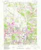 Glendale Ohio Historical topographic map, 1:24000 scale, 7.5 X 7.5 Minute, Year 1965