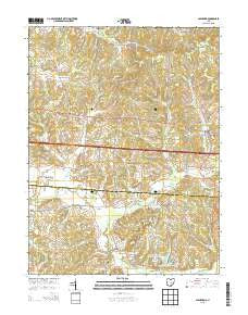 Glenford Ohio Historical topographic map, 1:24000 scale, 7.5 X 7.5 Minute, Year 2013
